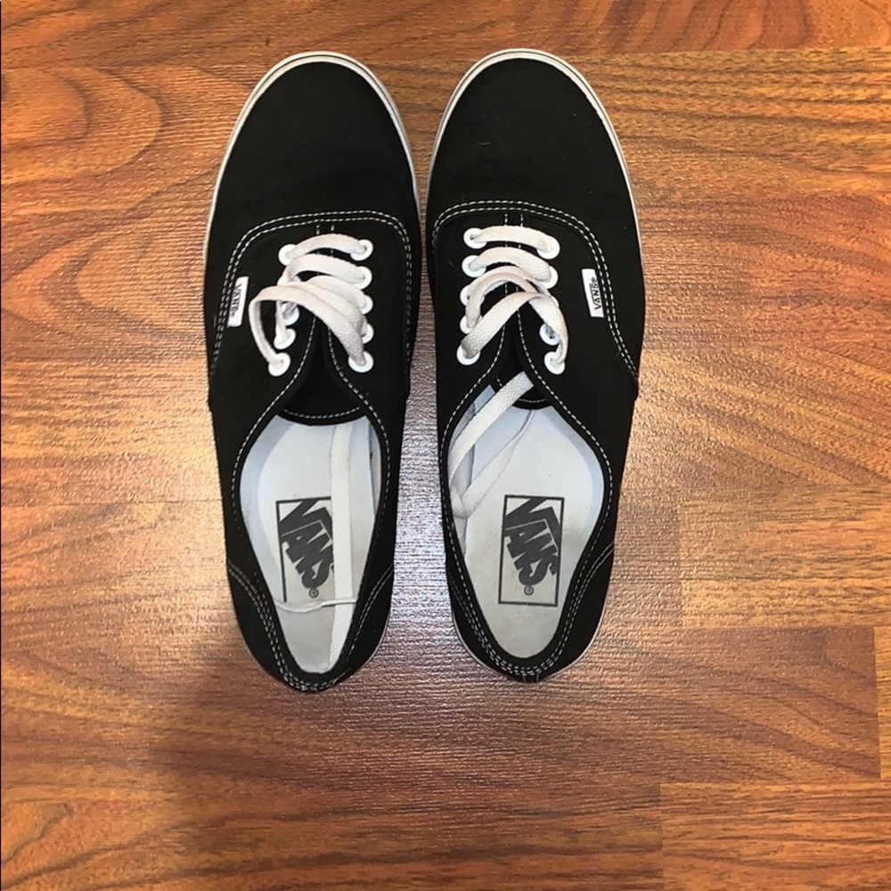 Vans black shoes
